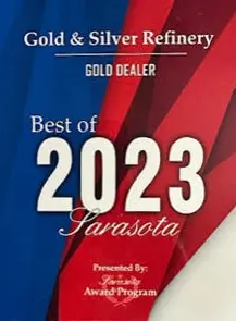 Voted Best Gold Dealer Best of Sarasota 2023